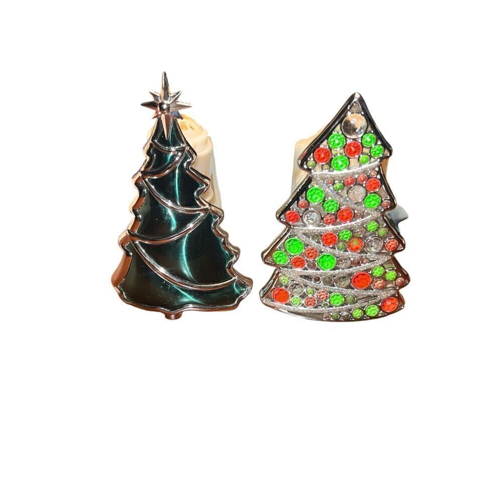2 wallflower Christmas tree plug ins holiday festive bath and body works